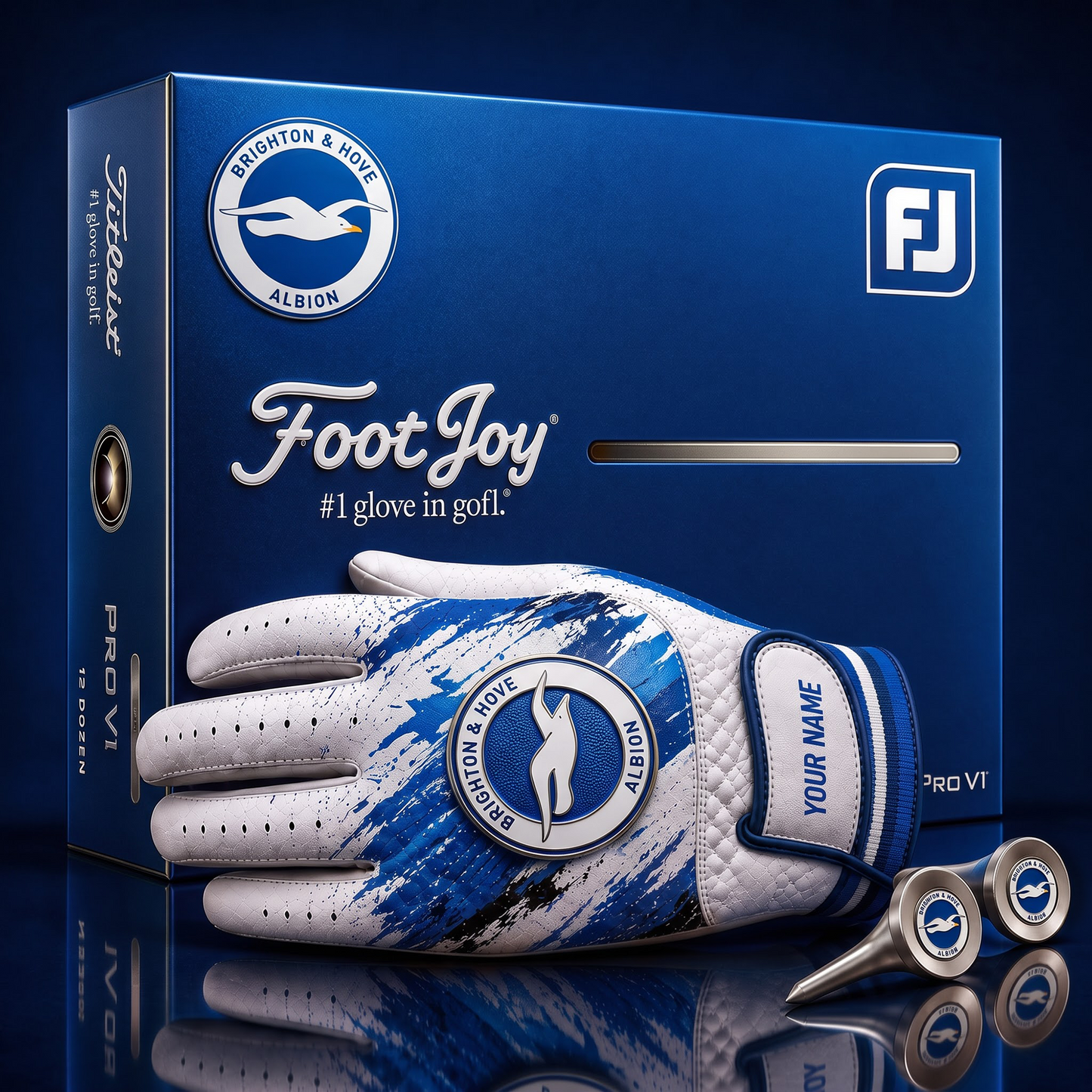 BRI_SIGNATURE EPL DELUXE PERSONALIZED GOLF GLOVE SET LIMITED EDITION