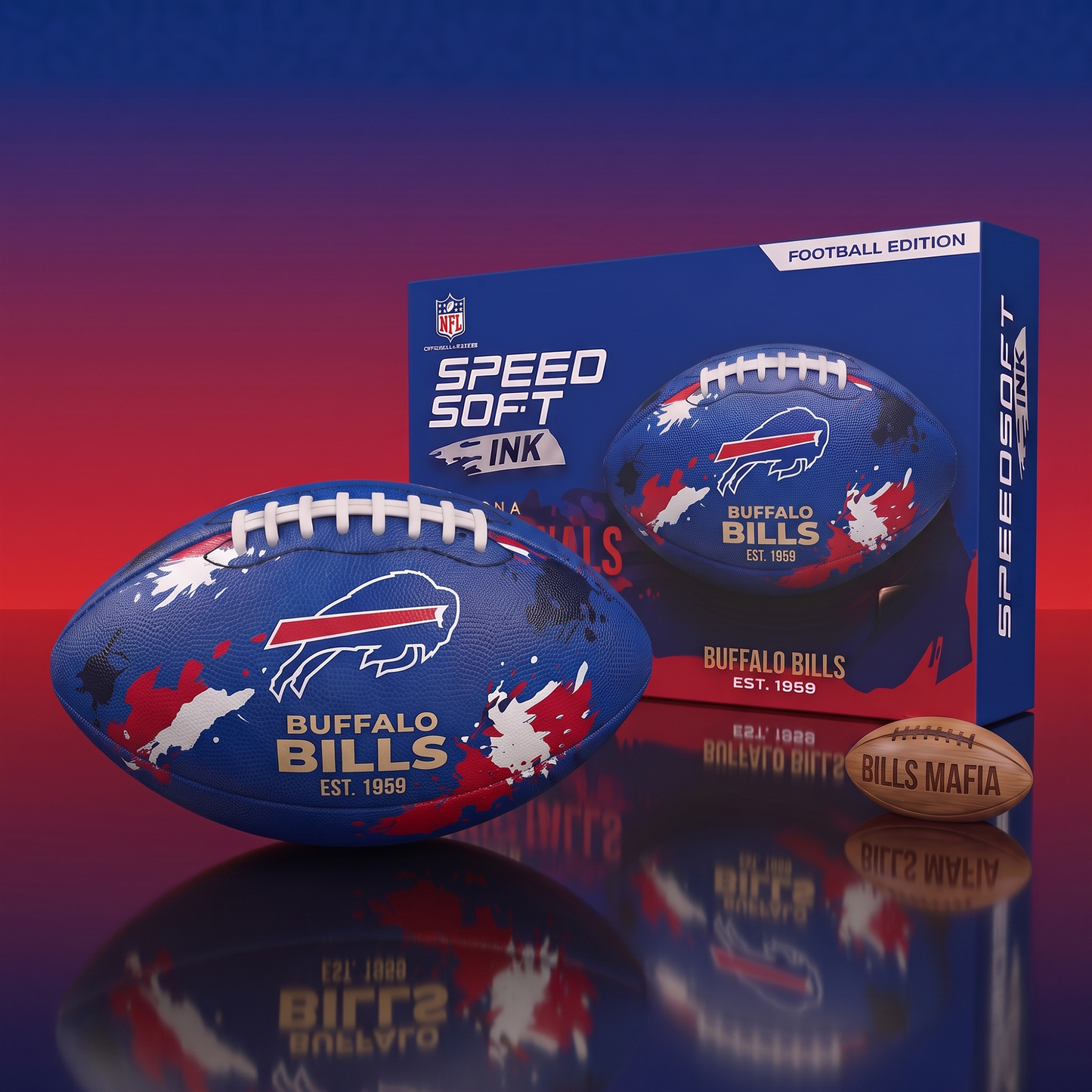 BUF X NFL Champion Series Football – Custom Edition 2207 NAK NHT