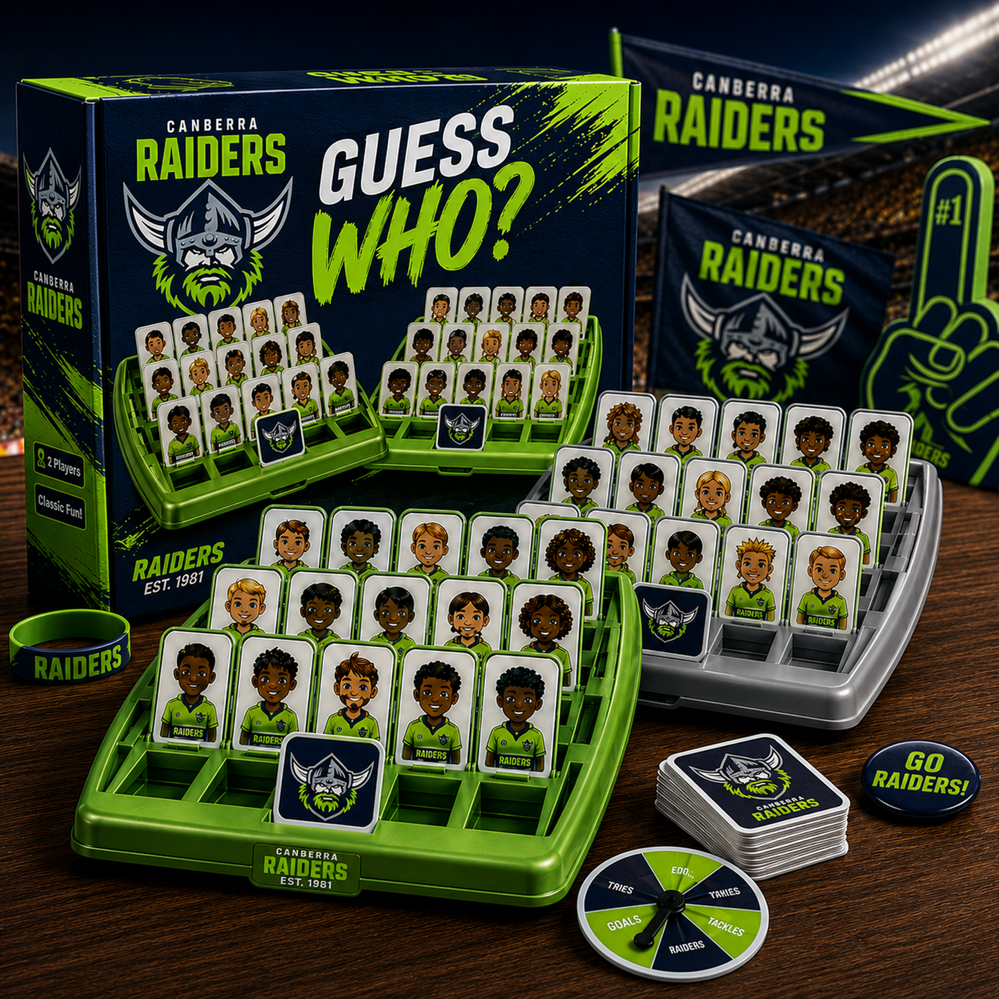CAN X NRL ELITE FAN GUESS WHO BOARD GAME – COLLECTOR EDITION