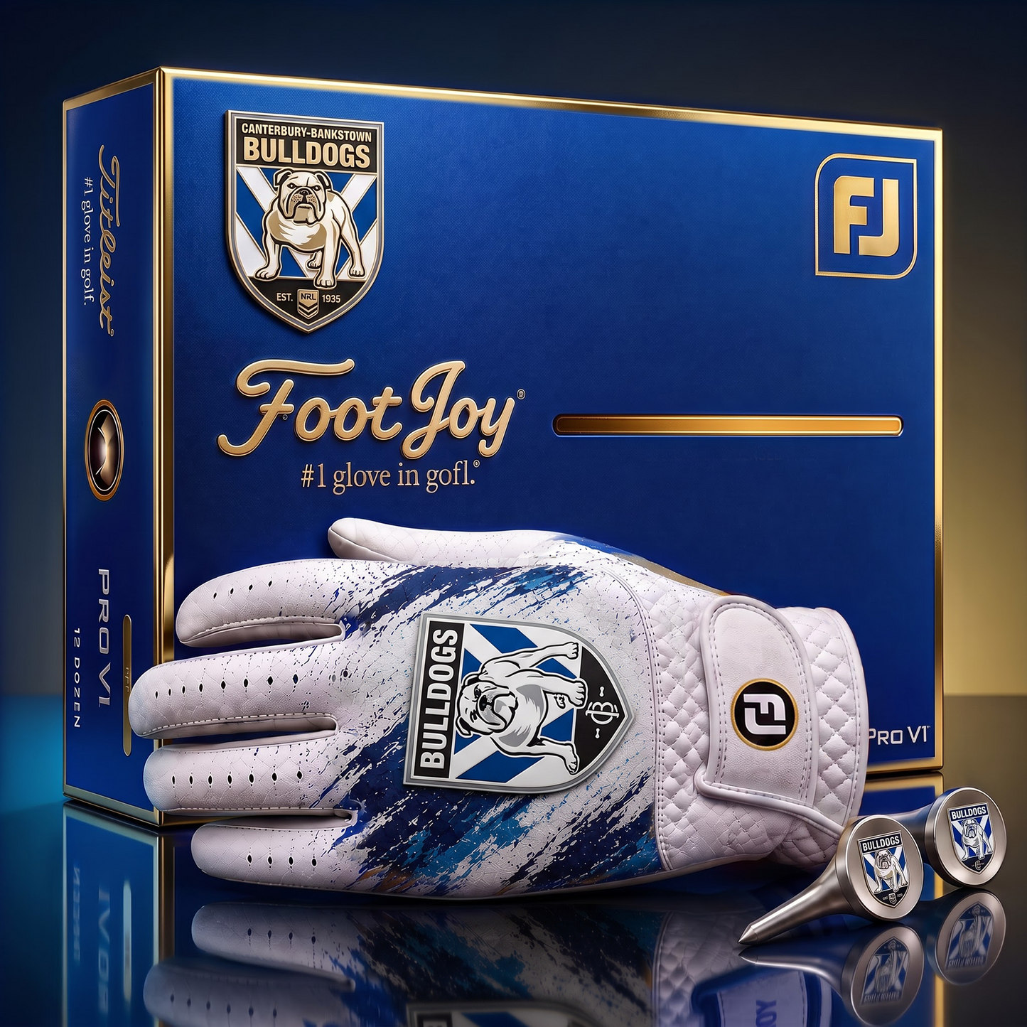 CBB_SIGNATURE NRL DELUXE PERSONALIZED GOLF GLOVE SET LIMITED EDITION