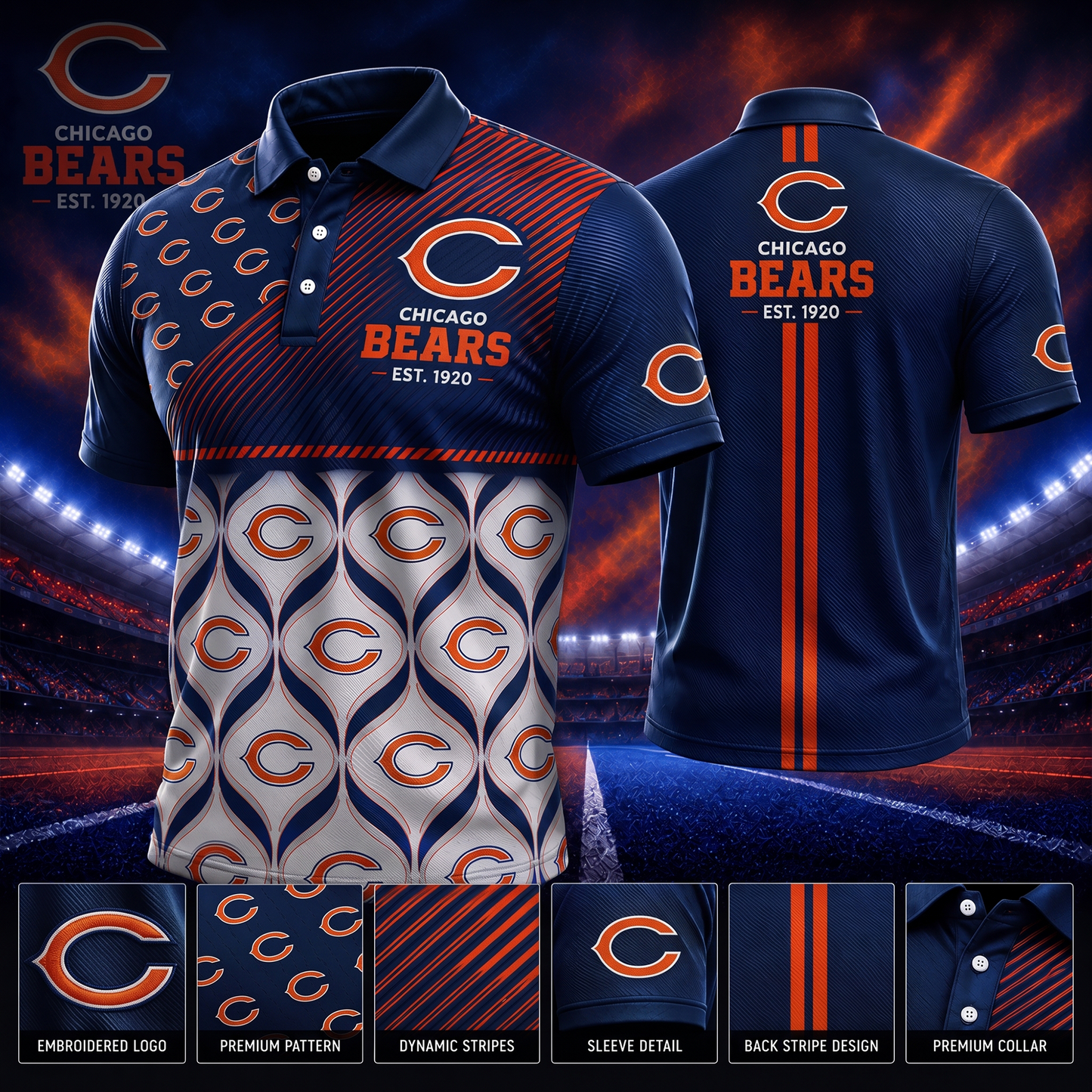 CB_PREMIUM NFL EXCLUSIVE POLO SHIRT LIMITED EDITION 200726