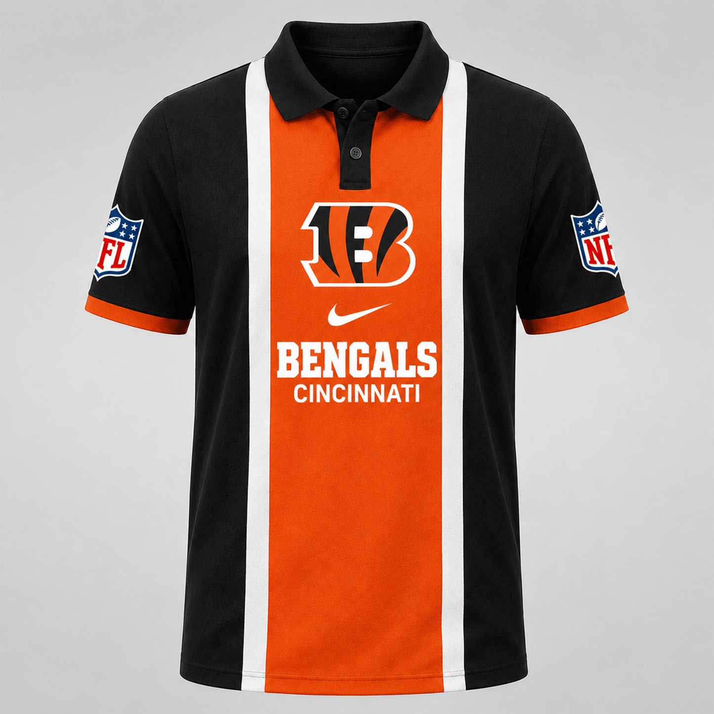 CIN_NFL Premium Luxury Polo Shirt