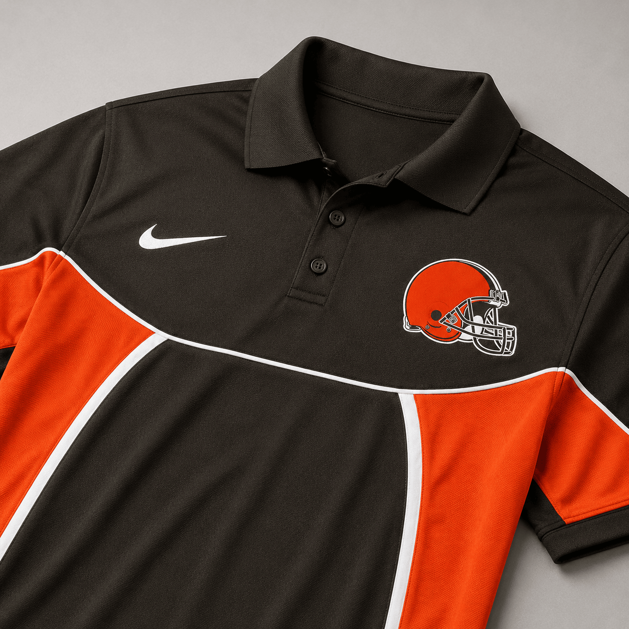 CLE Premium NFL Personalized Sports Style Polo Shirt