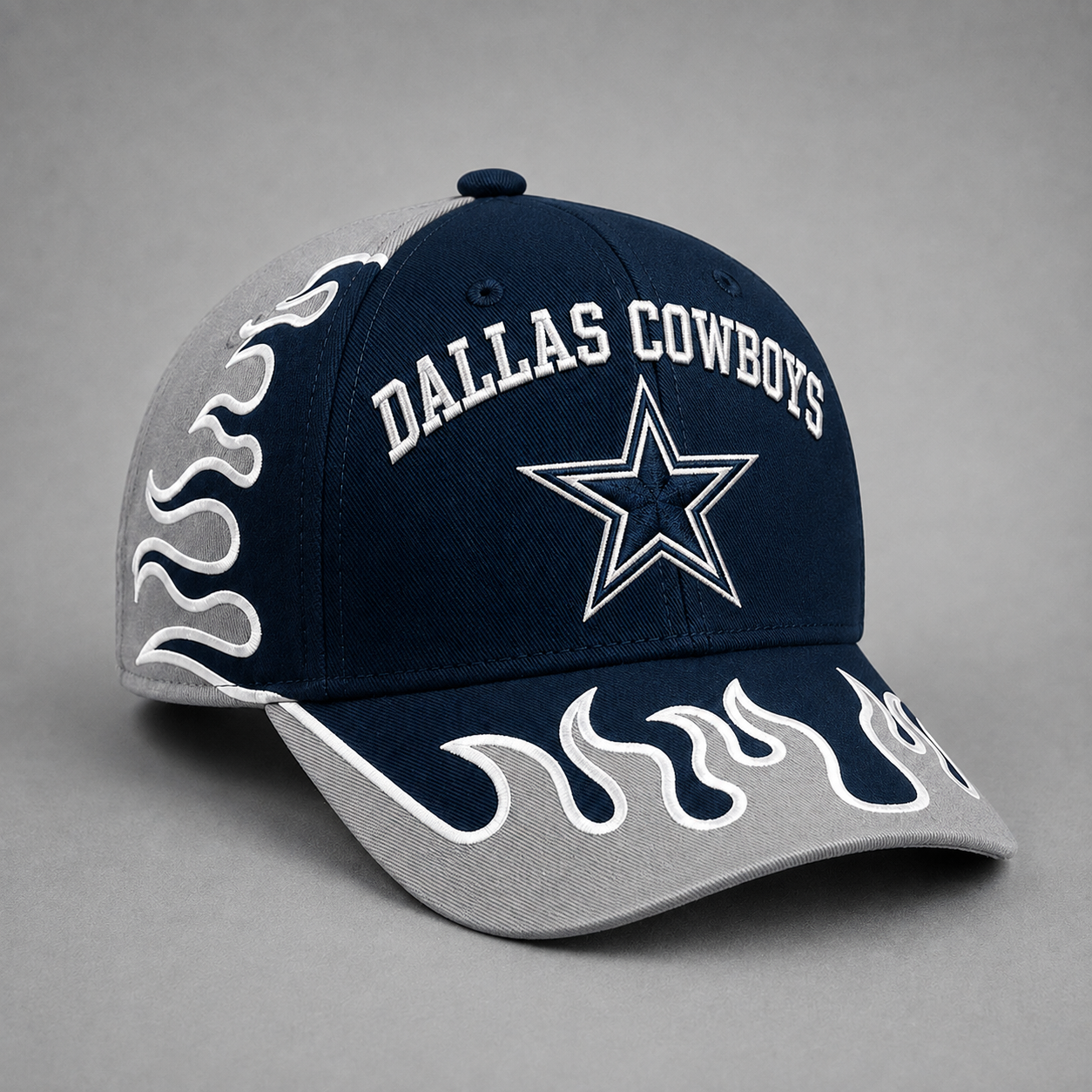DC Premium NFL Flame Curved Brim Baseball Cap