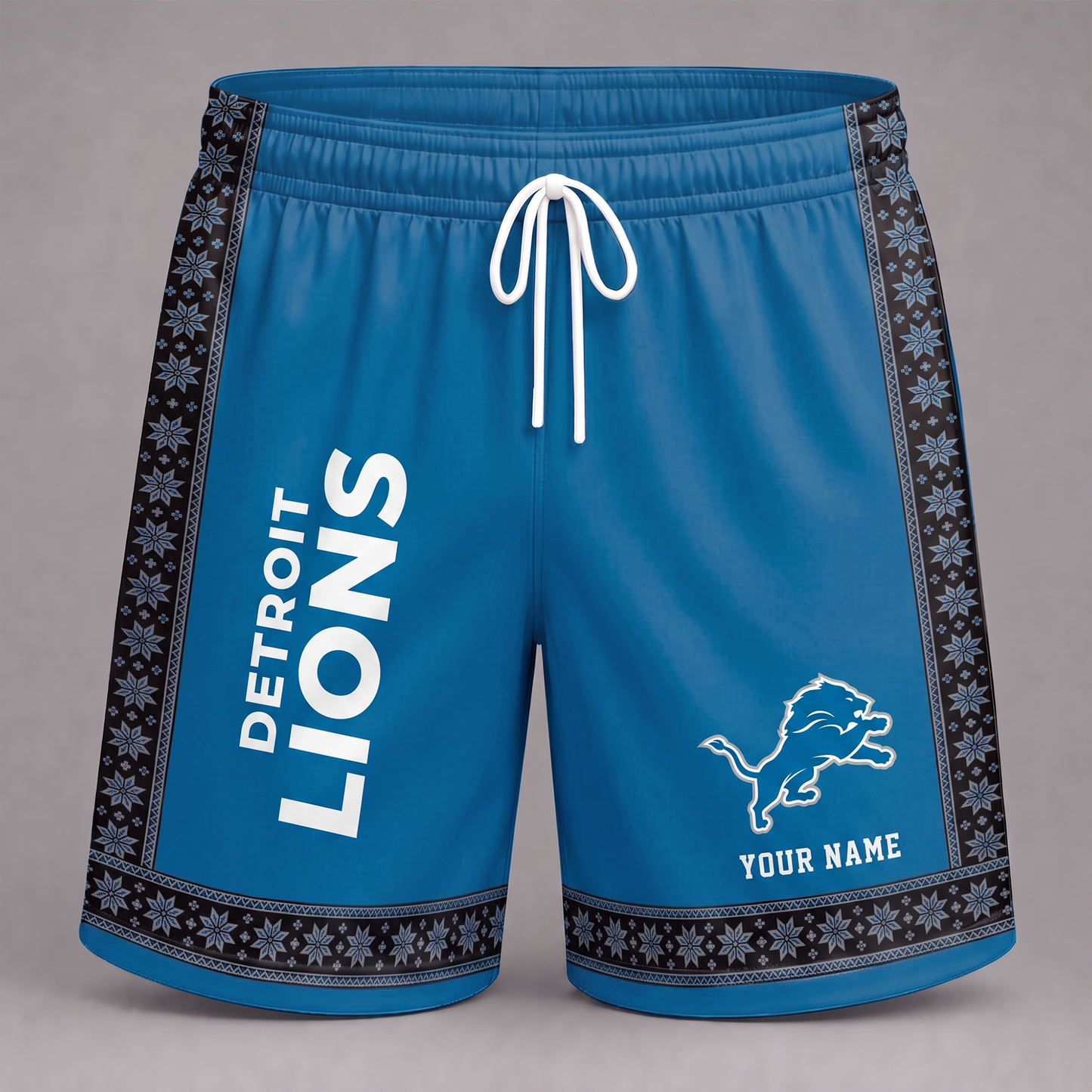 DET X NFL New Pattern Short Pants Custom Any Name