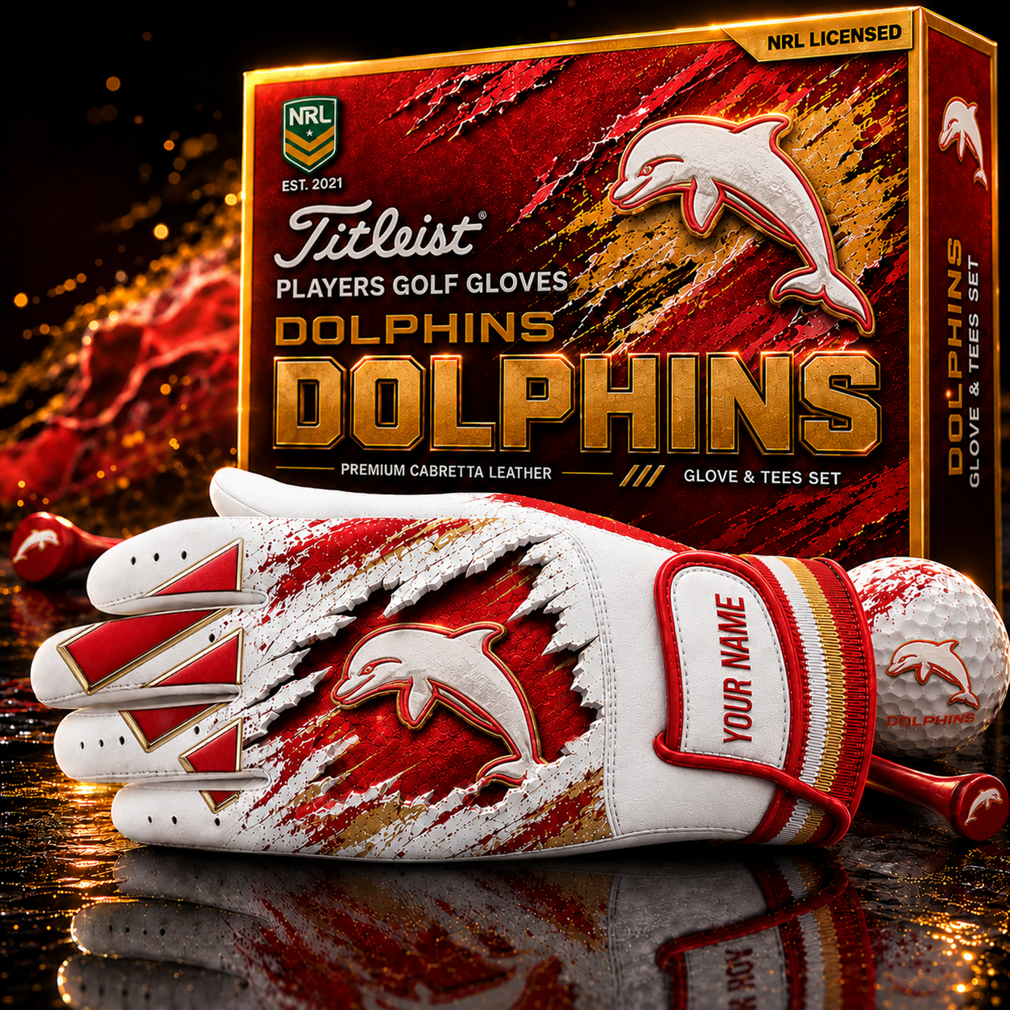 DOL_PREMIUM NRL PLAYERS GOLF GLOVE GIFT SET V3