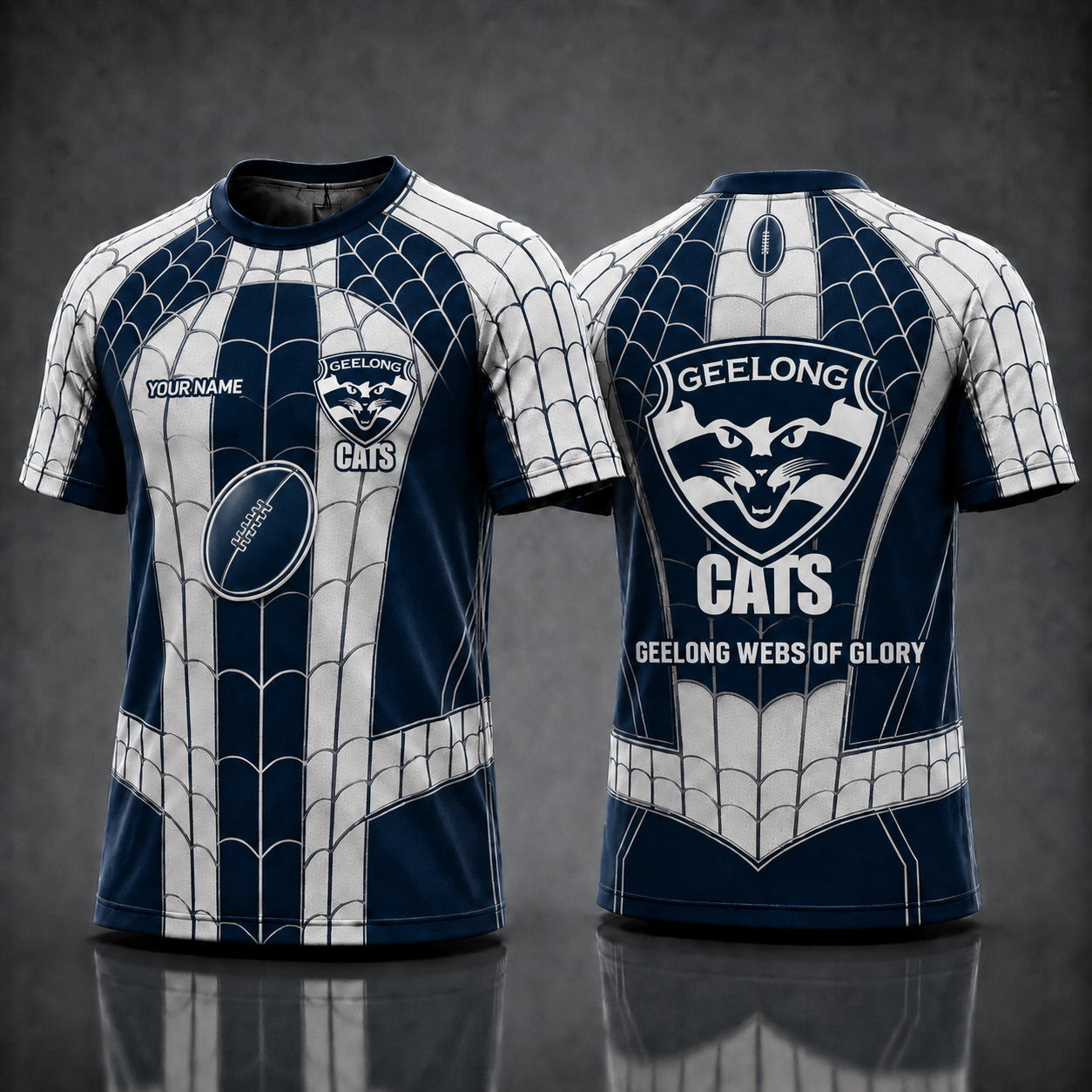 GEE AFL x Spider Personalized T-Shirt – Premium Limited Edition Gift for Football Fans