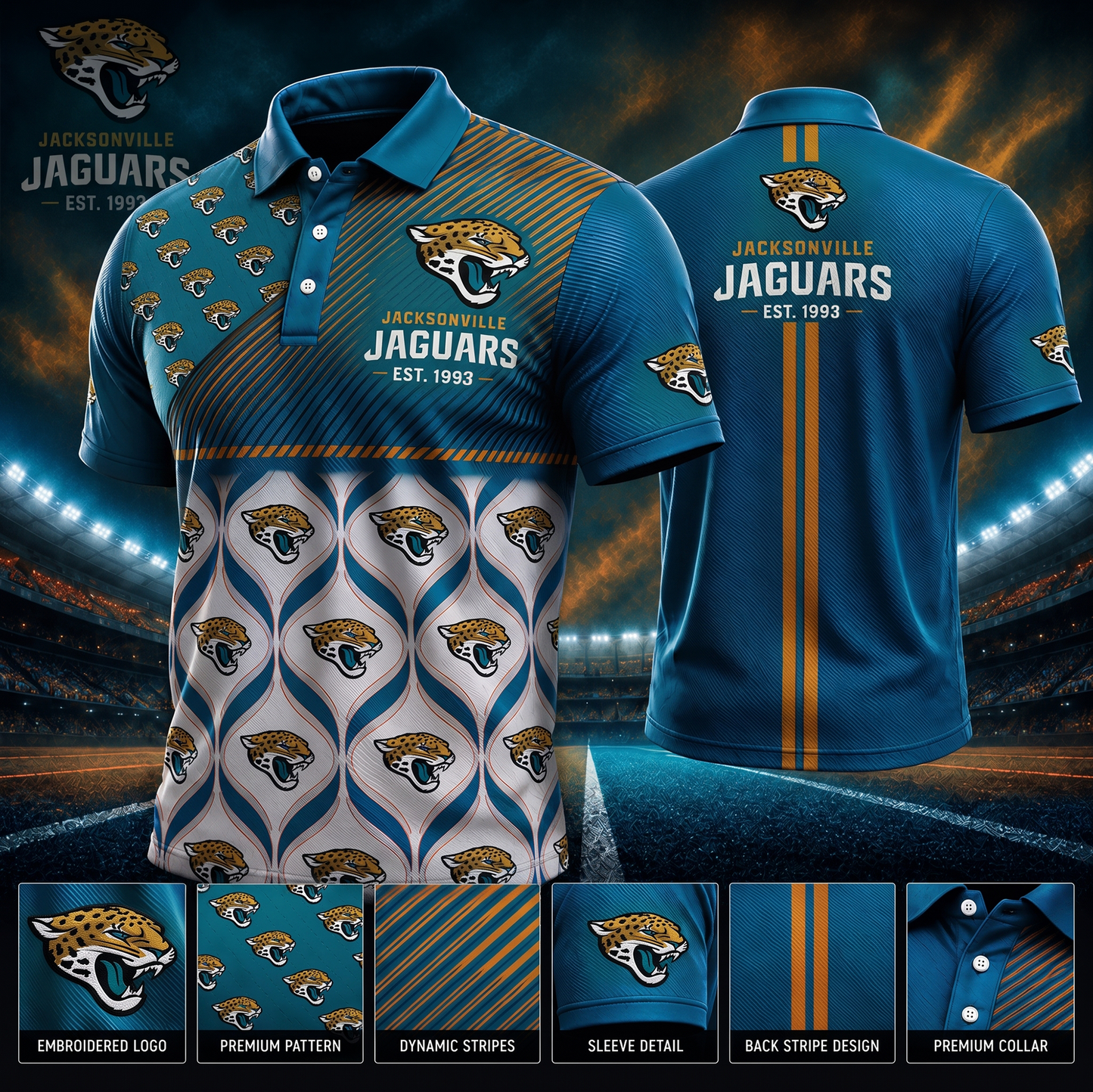 JJ_PREMIUM NFL EXCLUSIVE POLO SHIRT LIMITED EDITION 200726