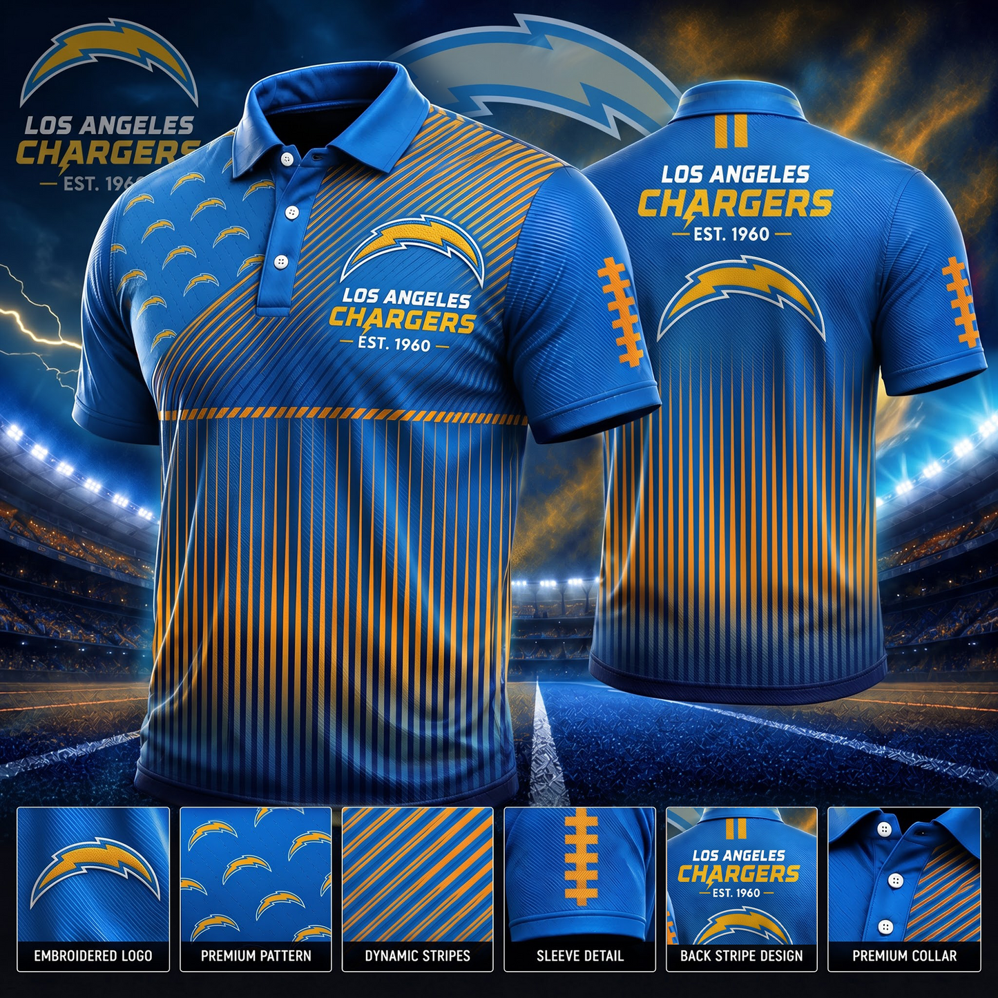 LAC_NFL Premium Polo Shirt – Limited Edition