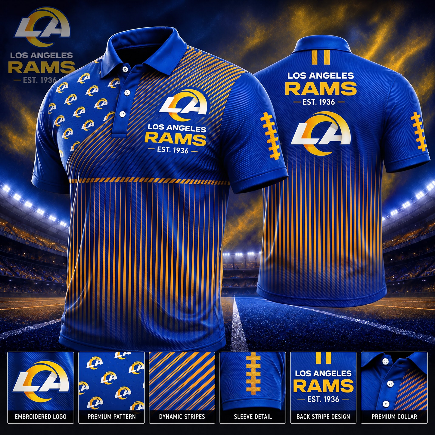 LAR_NFL Premium Polo Shirt – Limited Edition