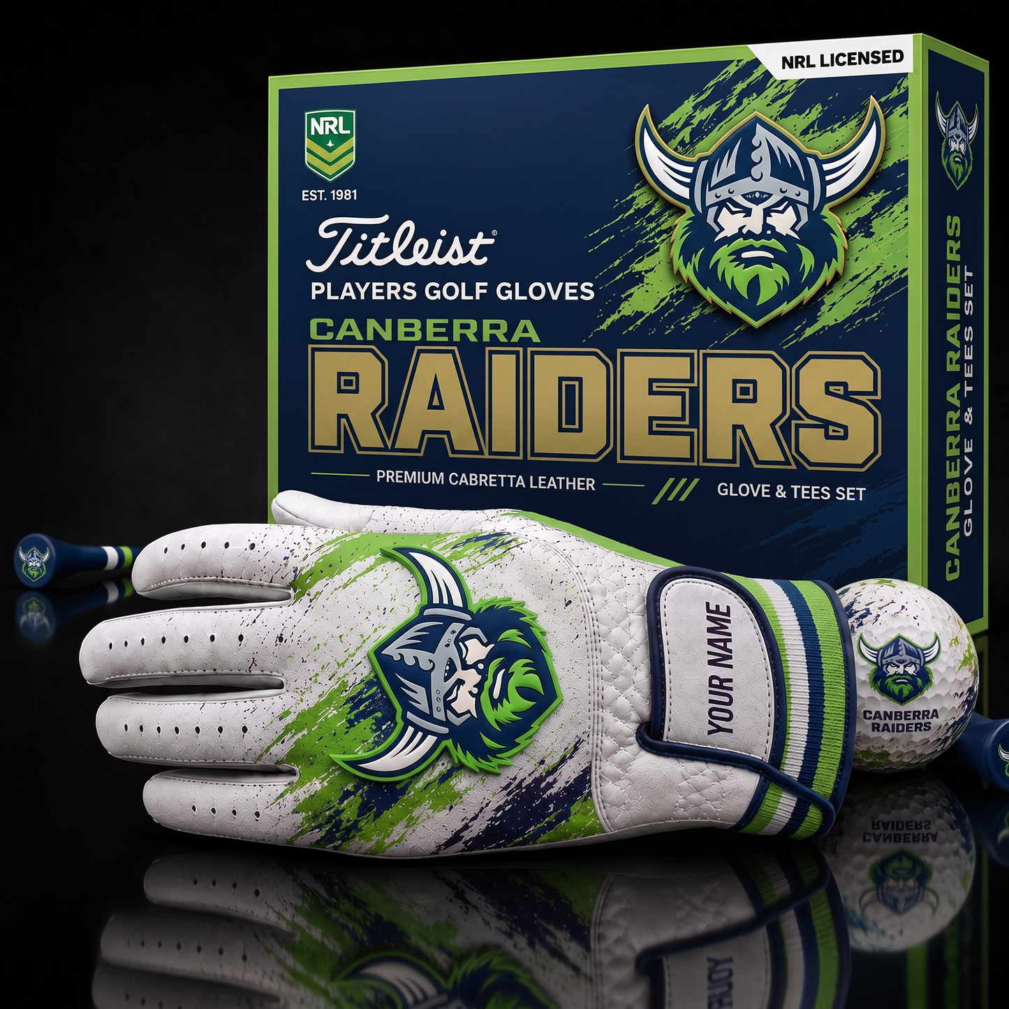 LUXURY PERSONALIZED GOLF GLOVE SET LIMITED EDTION
