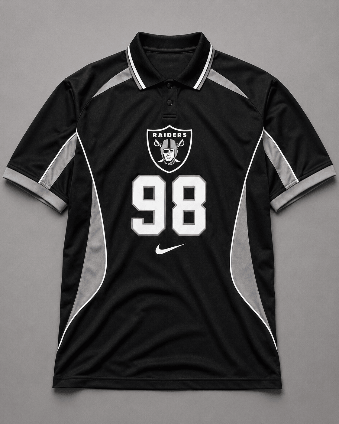 LVR Premium NFL Custom Number Sports Style Polo Shirt