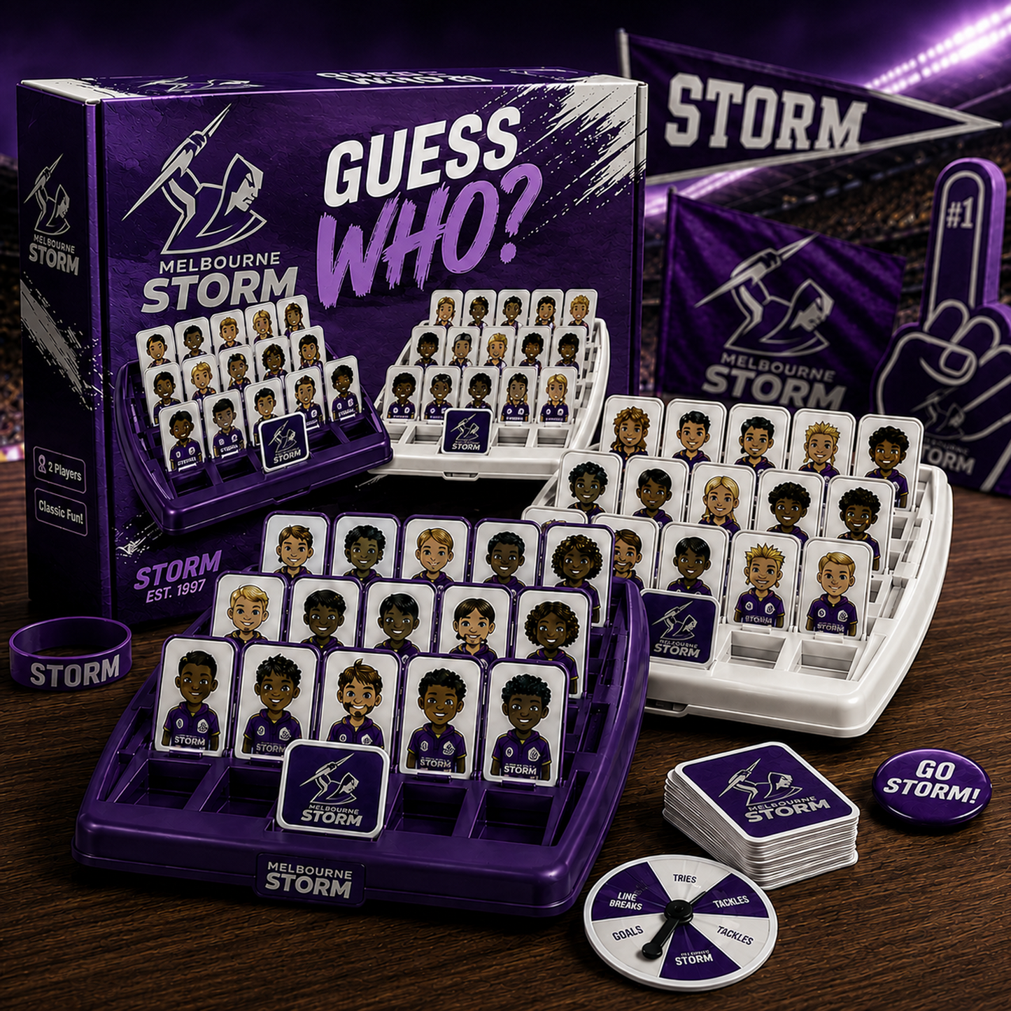 MEL X NRL ELITE FAN GUESS WHO BOARD GAME – COLLECTOR EDITION
