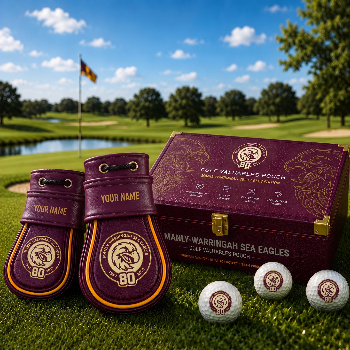MW_NRL Premium Golf Valuables Pouch