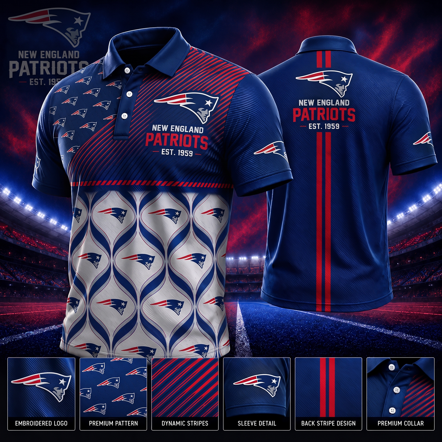 NEP_PREMIUM NFL EXCLUSIVE POLO SHIRT LIMITED EDITION 200726
