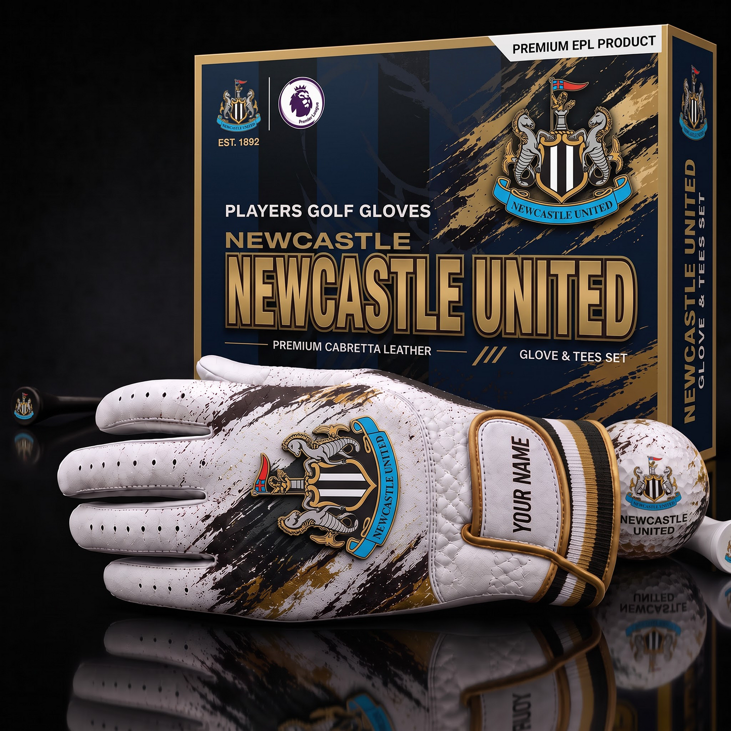 NEW EPL LUXURY PERSONALIZED GOLF GLOVE SET LIMITED EDTION