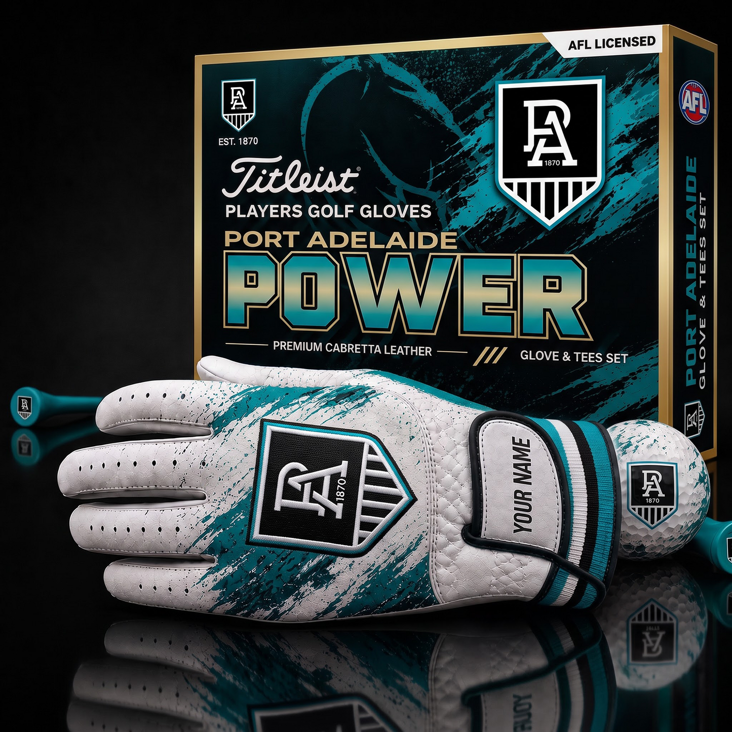 PA AFL LUXURY PERSONALIZED GOLF GLOVE SET LIMITED EDTION