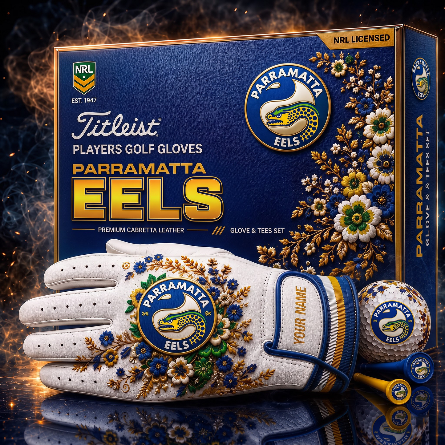 PAR X NRL LUXURY PLAYERS GOLF GLOVE GIFT SET V2