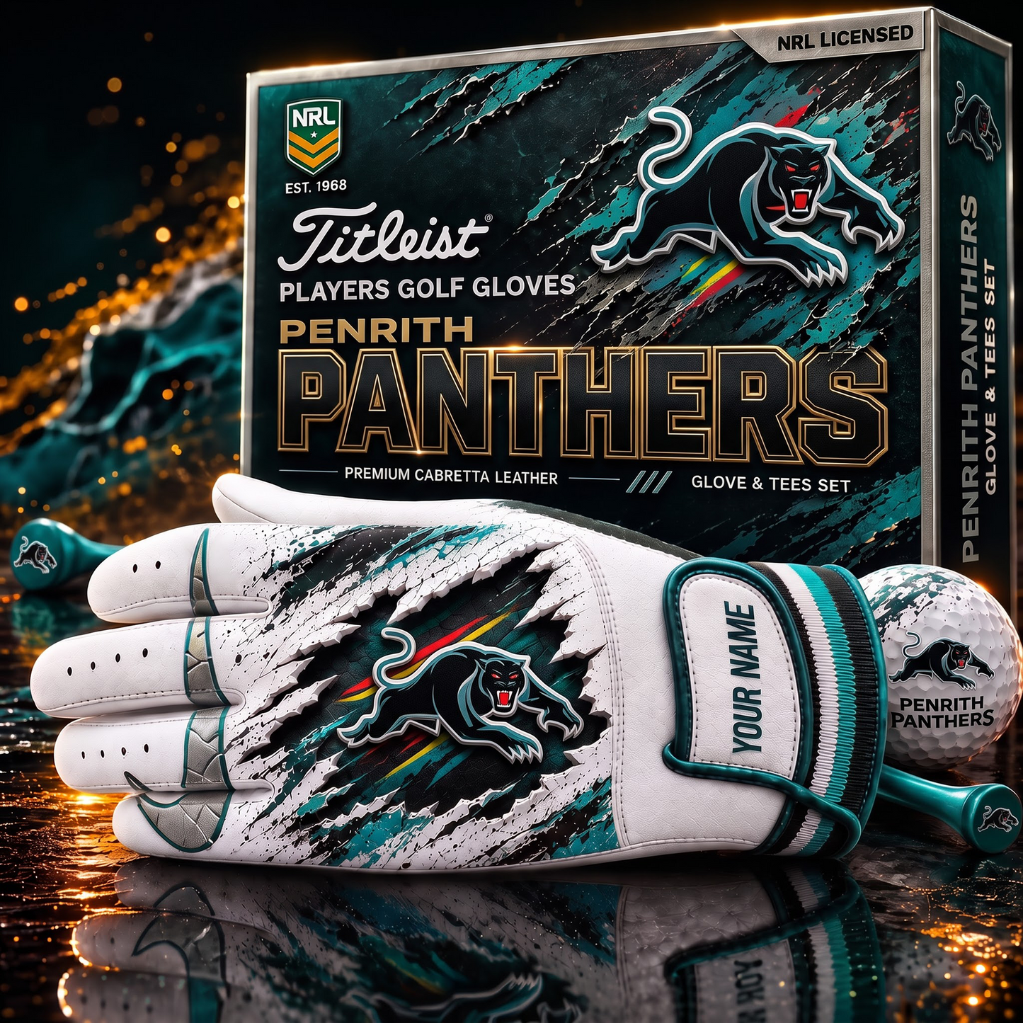PEN PREMIUM NRL PLAYERS GOLF GLOVE GIFT SET V2