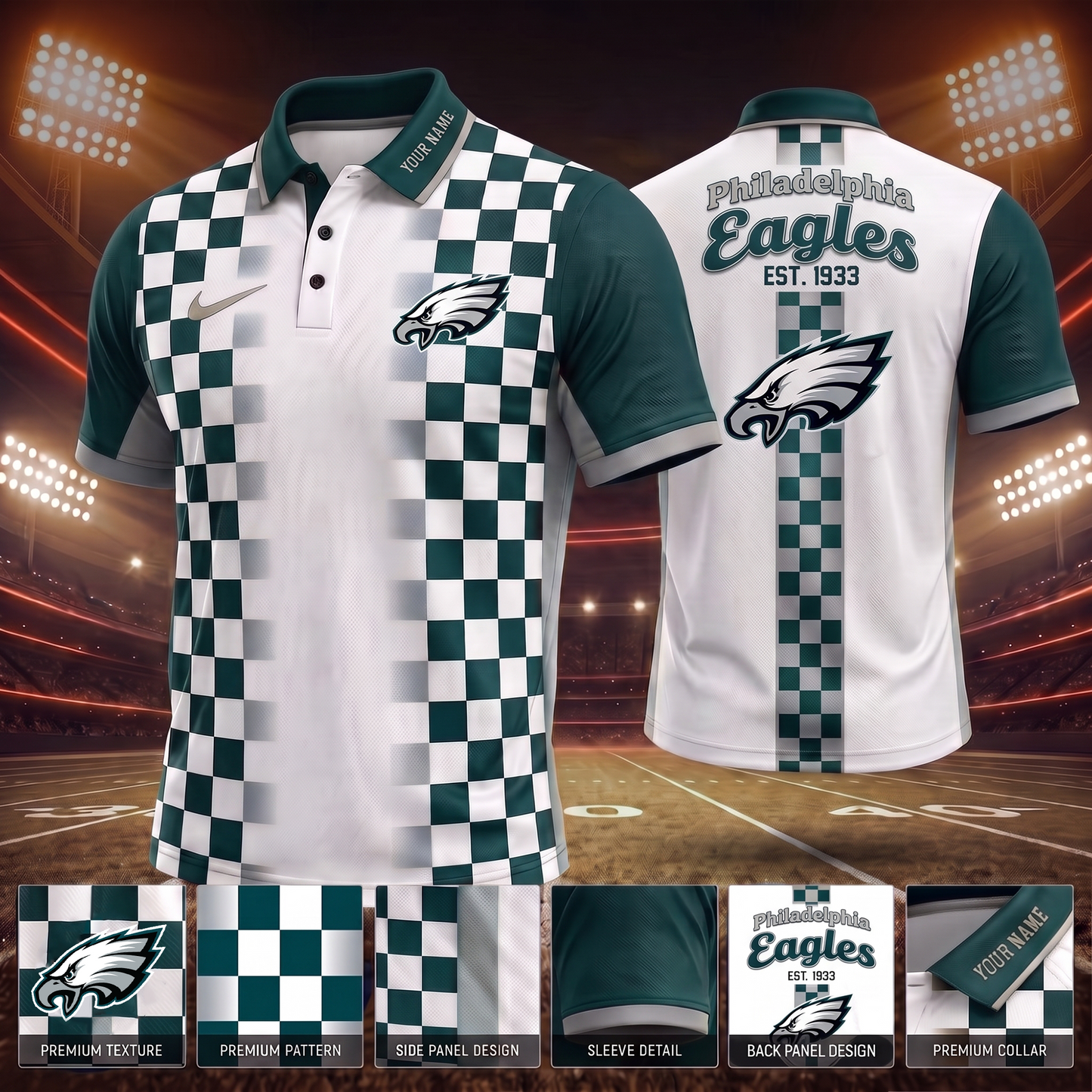 PE_ PREMIUM NFL EXCLUSIVE POLO SHIRT LIMITED EDITION