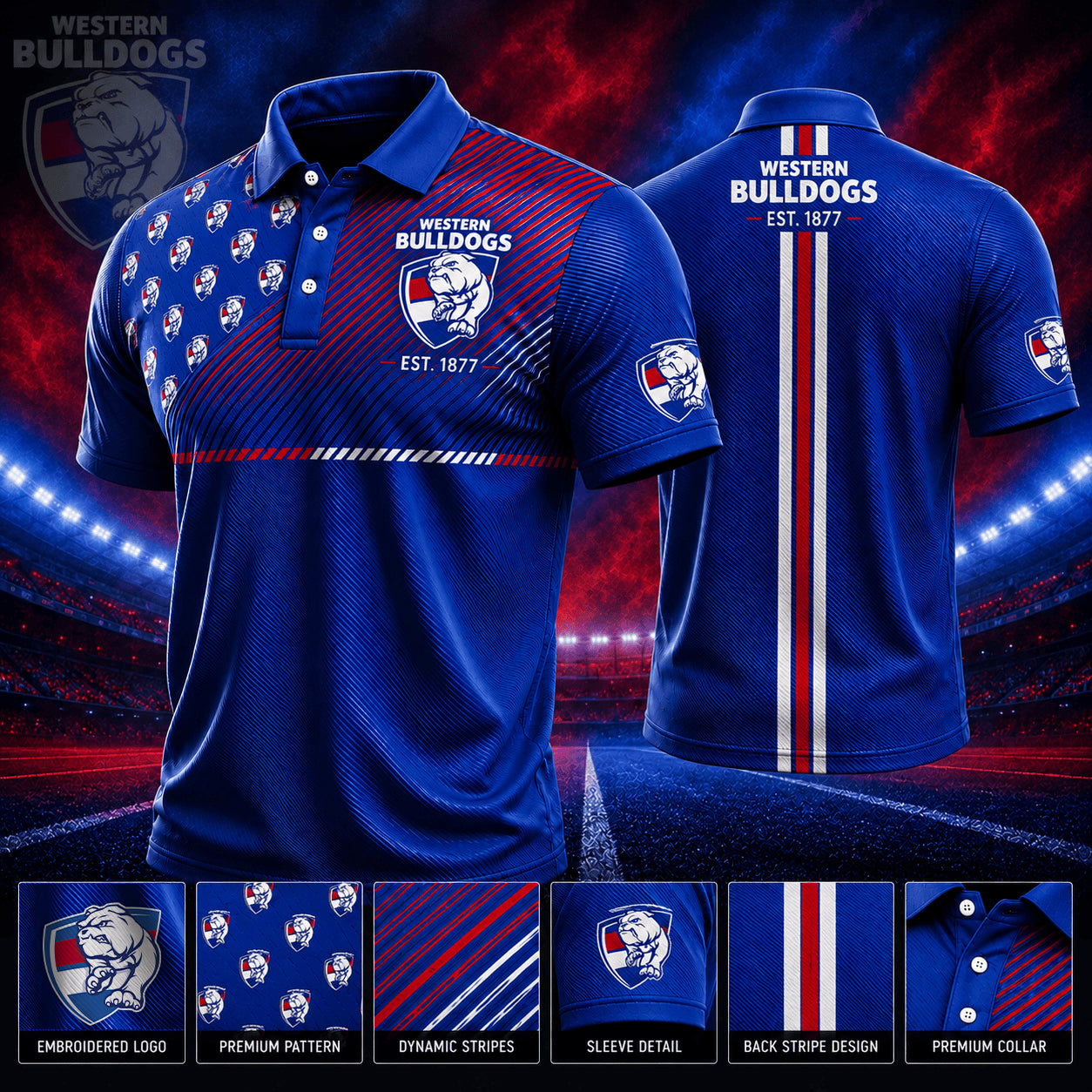 PREMIUM AFL X WB EXCLUSIVE POLO SHIRT LIMITED EDITION