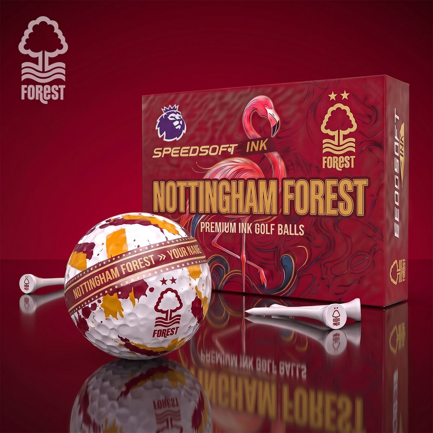 PREMIUM EPL X NOT DELUXE PERSONALIZED GOLF BALL SET LIMITED EDITION