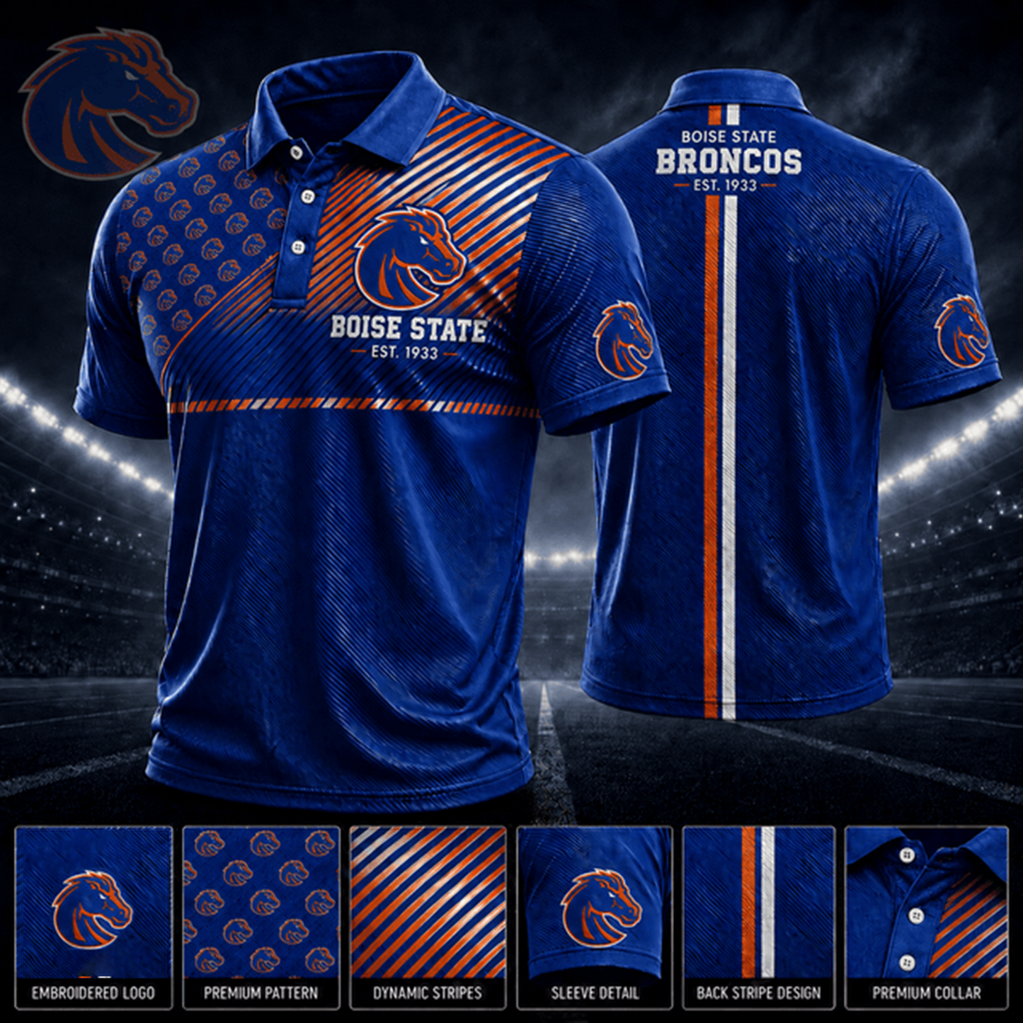 PREMIUM NCAA X BB EXCLUSIVE POLO SHIRT LIMITED EDITION