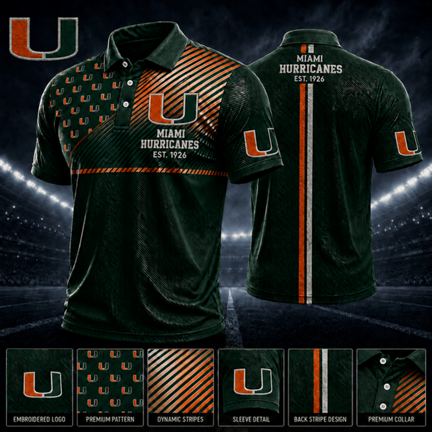 PREMIUM NCAA X MU EXCLUSIVE POLO SHIRT LIMITED EDITION