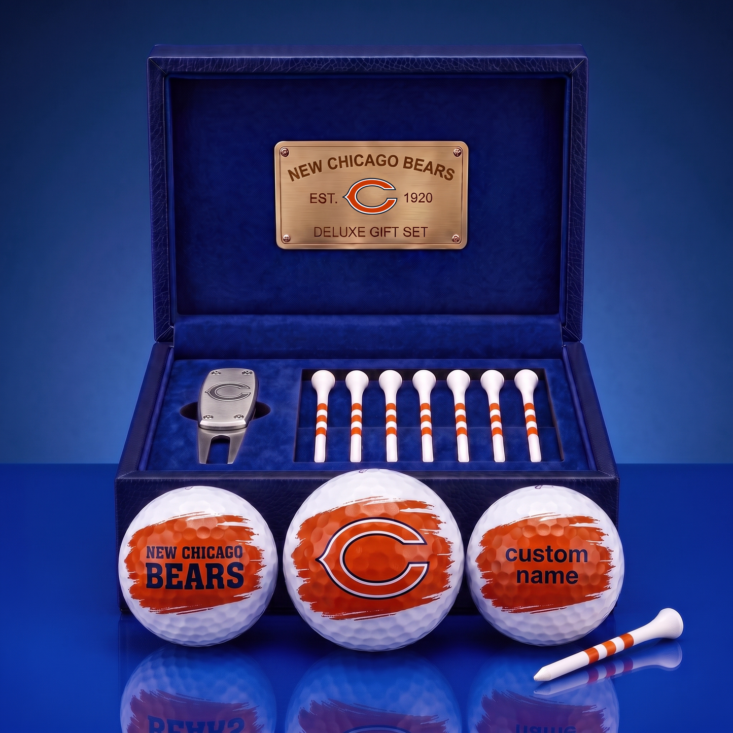 PREMIUM NFL X CB EXCLUSIVE PERSONALIZED GOLF BALL SET LIMITED EDTION