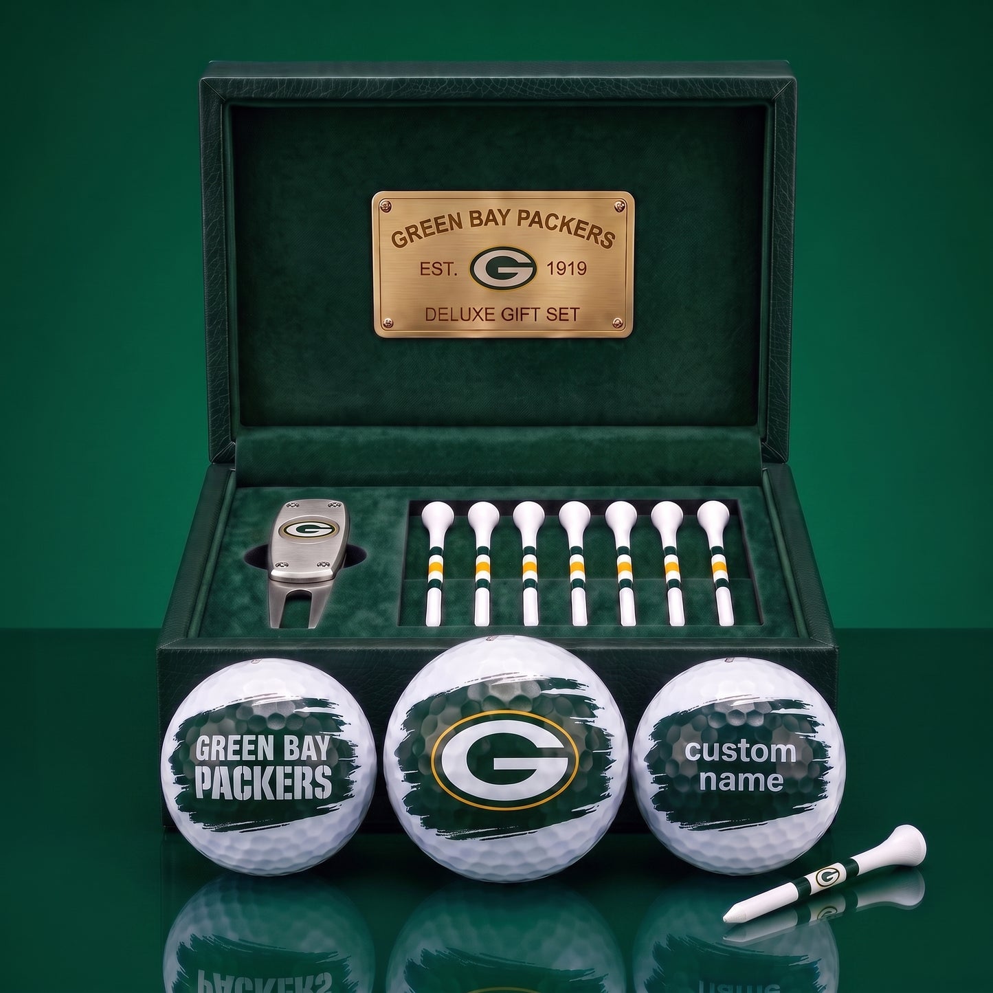 PREMIUM NFL X GBP EXCLUSIVE PERSONALIZED GOLF BALL SET LIMITED EDTION