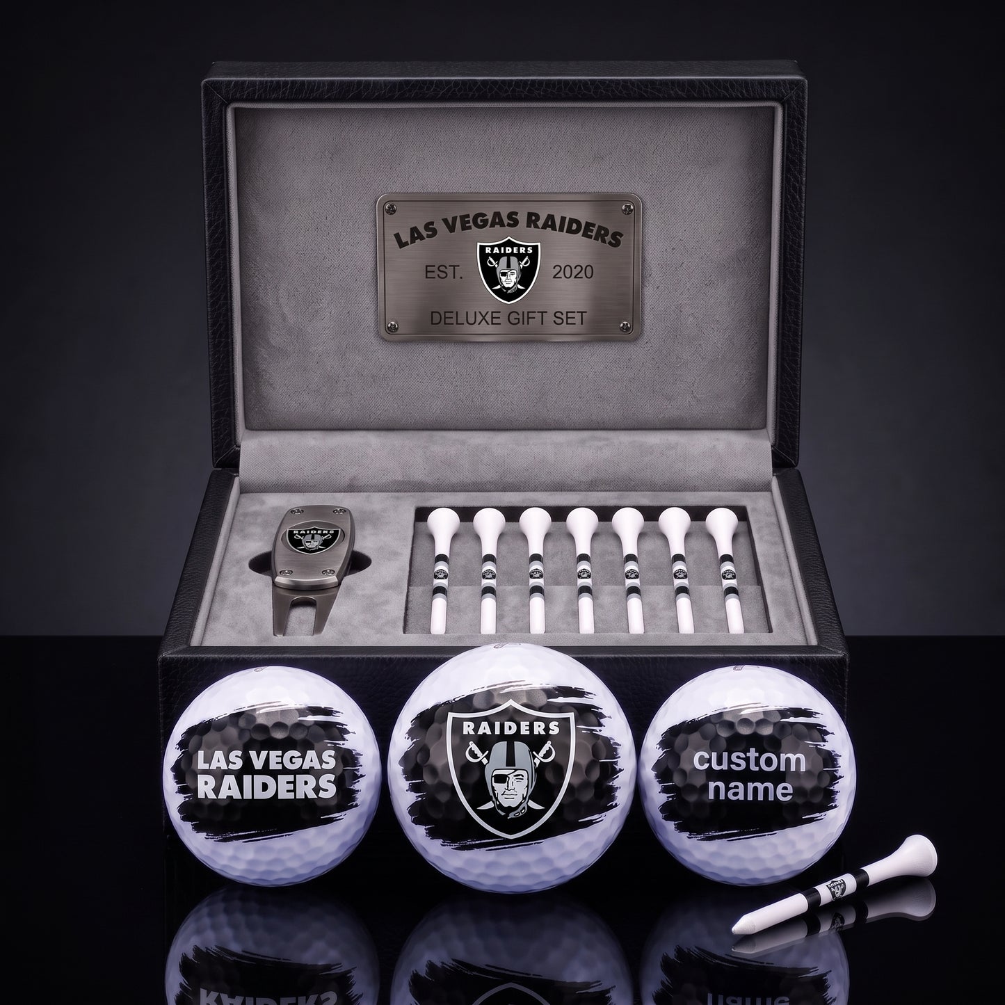 PREMIUM NFL X LVR EXCLUSIVE PERSONALIZED GOLF BALL SET LIMITED EDTION