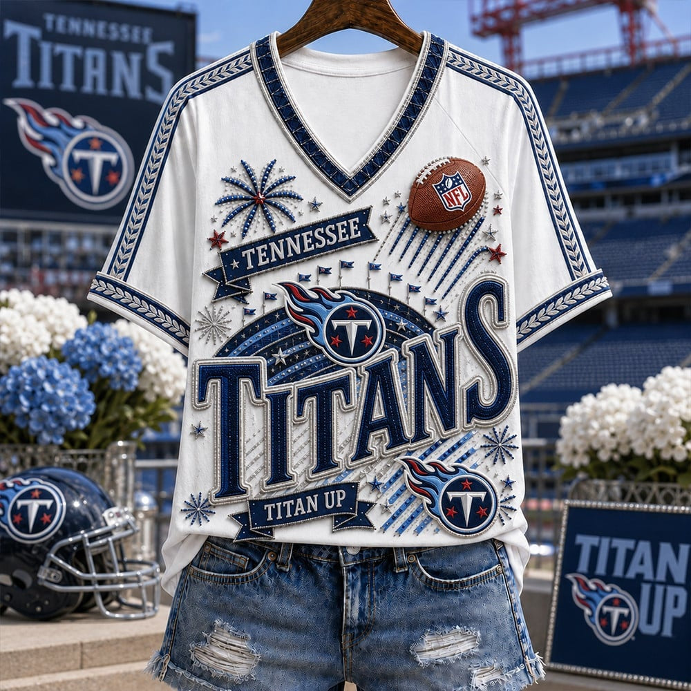 PREMIUM NFL X TEN EXCLUSIVE WOMAN V-NECK SHIRT LIMITED EDITION