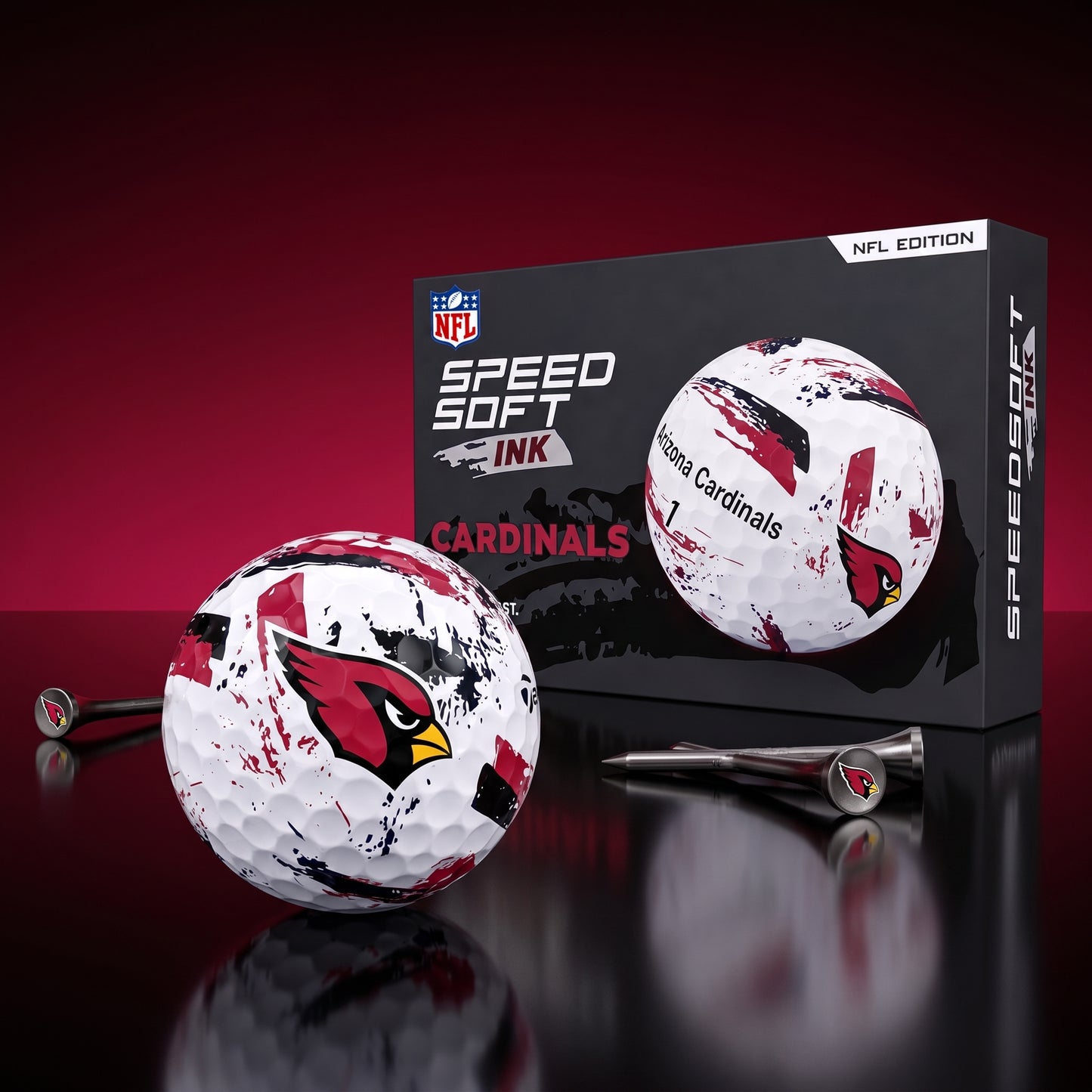 PREMIUM NFL x AC EXCLUSIVE Speedsoft Ink Golf Balls Set Limited Editions