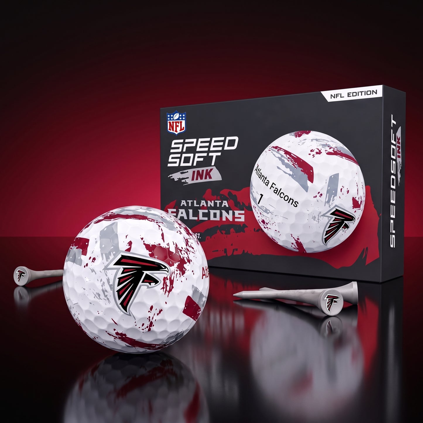 PREMIUM NFL x AF EXCLUSIVE Speedsoft Ink Golf Balls Set Limited Editions