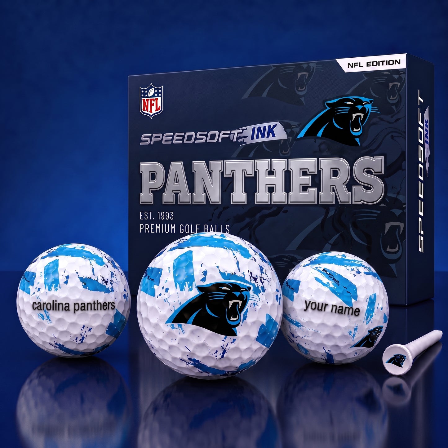 PREMIUM NFL x CP EXCLUSIVE Speedsoft Ink Golf Balls Set Limited Editions V2