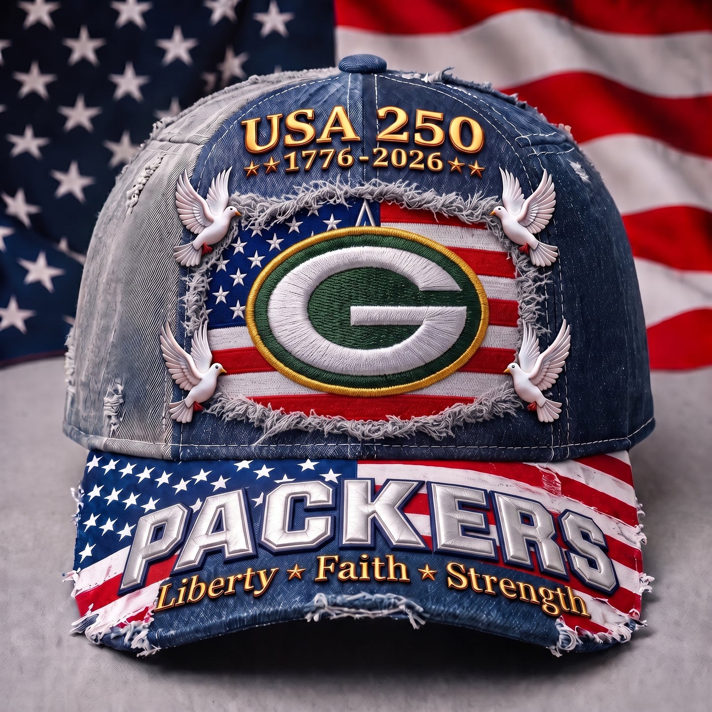 PREMIUM NFL x GBP 250 Years Anniversary Of Freedom Cap V5