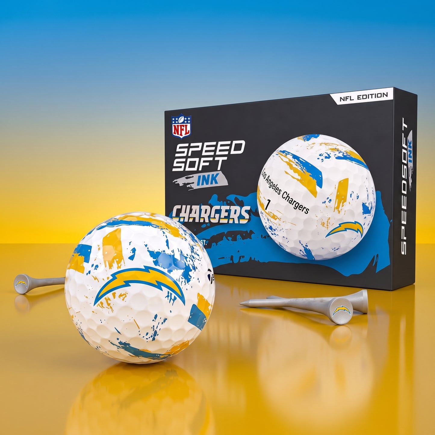 PREMIUM NFL x LAC EXCLUSIVE Speedsoft Ink Golf Balls Set Limited Editions