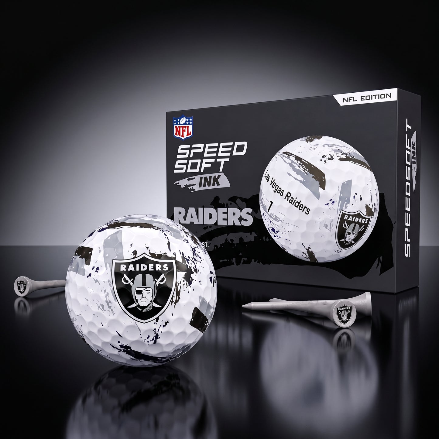 PREMIUM NFL x LVR EXCLUSIVE Speedsoft Ink Golf Balls Set Limited Editions