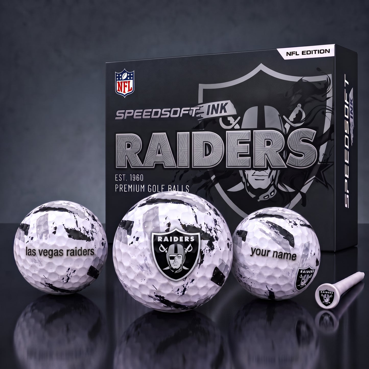PREMIUM NFL x LVR EXCLUSIVE Speedsoft Ink Golf Balls Set Limited Editions V2