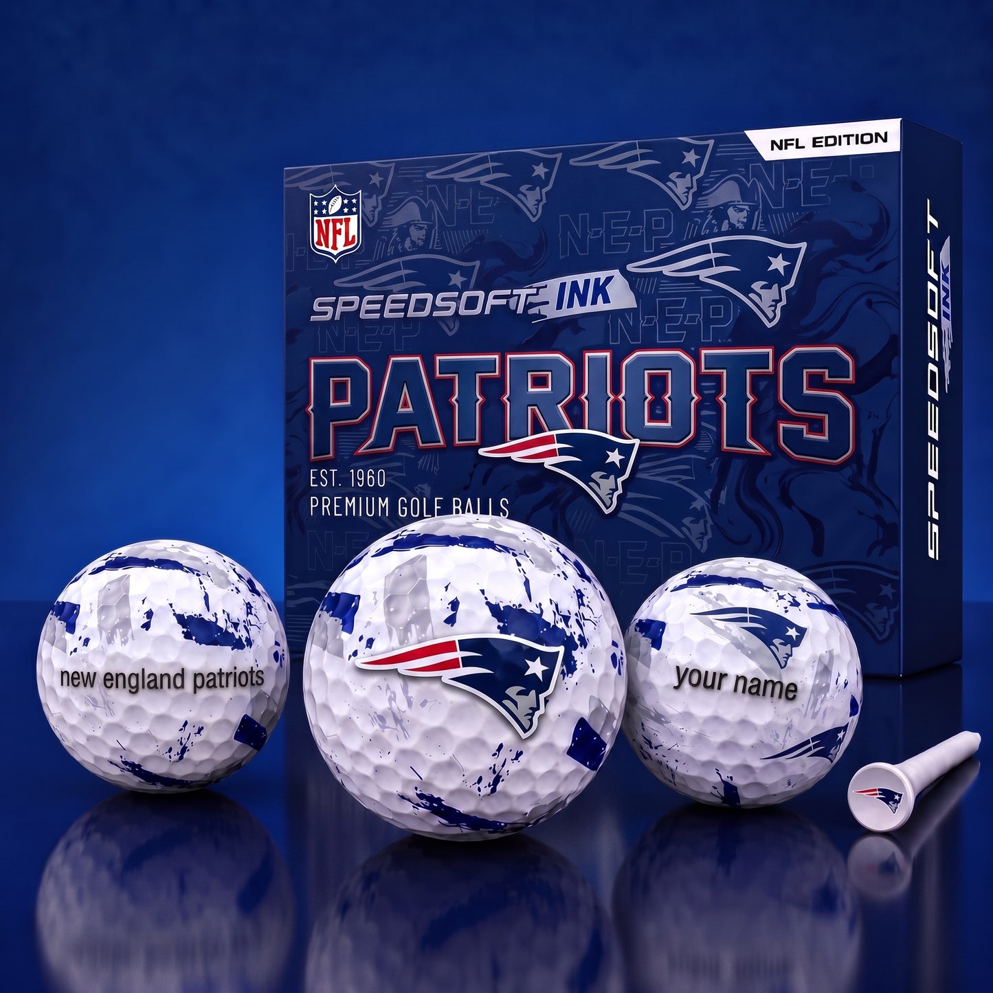 PREMIUM NFL x NEP EXCLUSIVE Speedsoft Ink Golf Balls Set Limited Editions V2