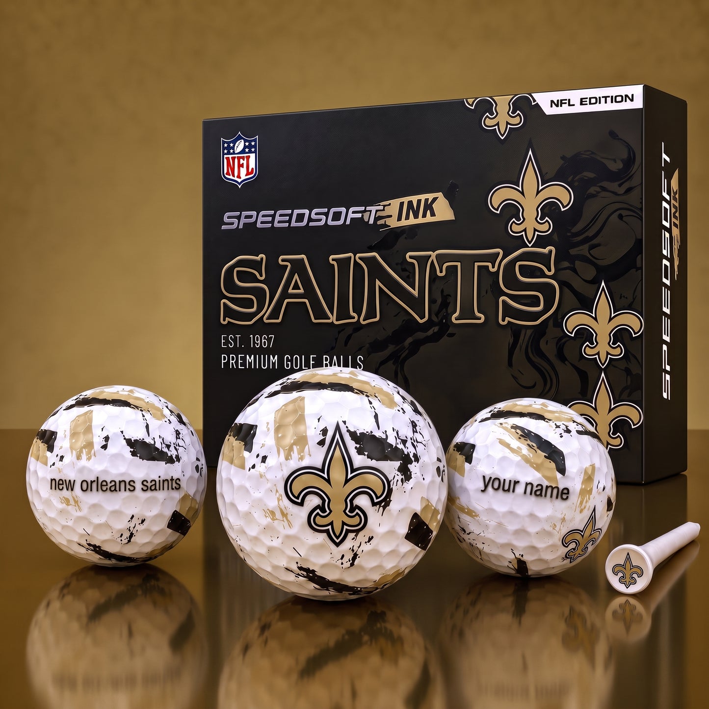 PREMIUM NFL x NOS EXCLUSIVE Speedsoft Ink Golf Balls Set Limited Editions V2