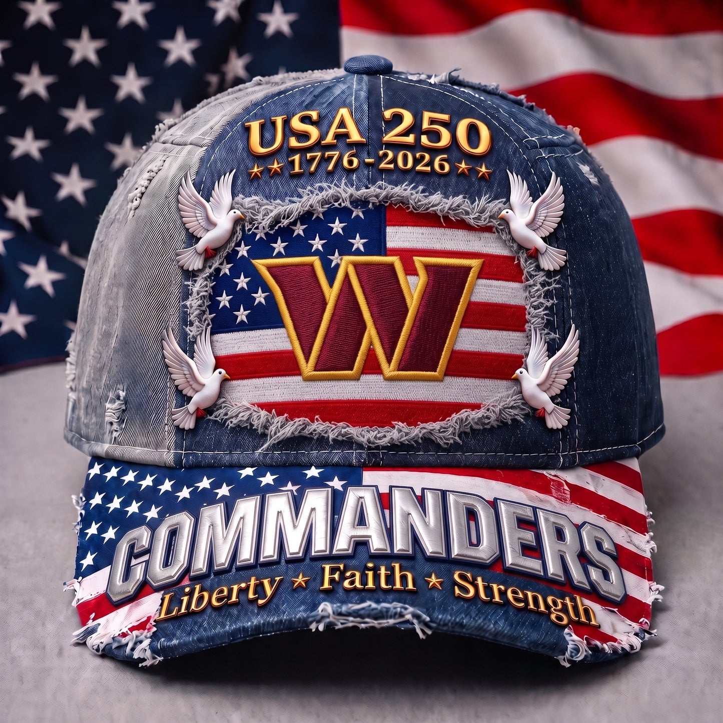 PREMIUM NFL x WC 250 Years Anniversary Of Freedom Cap V5