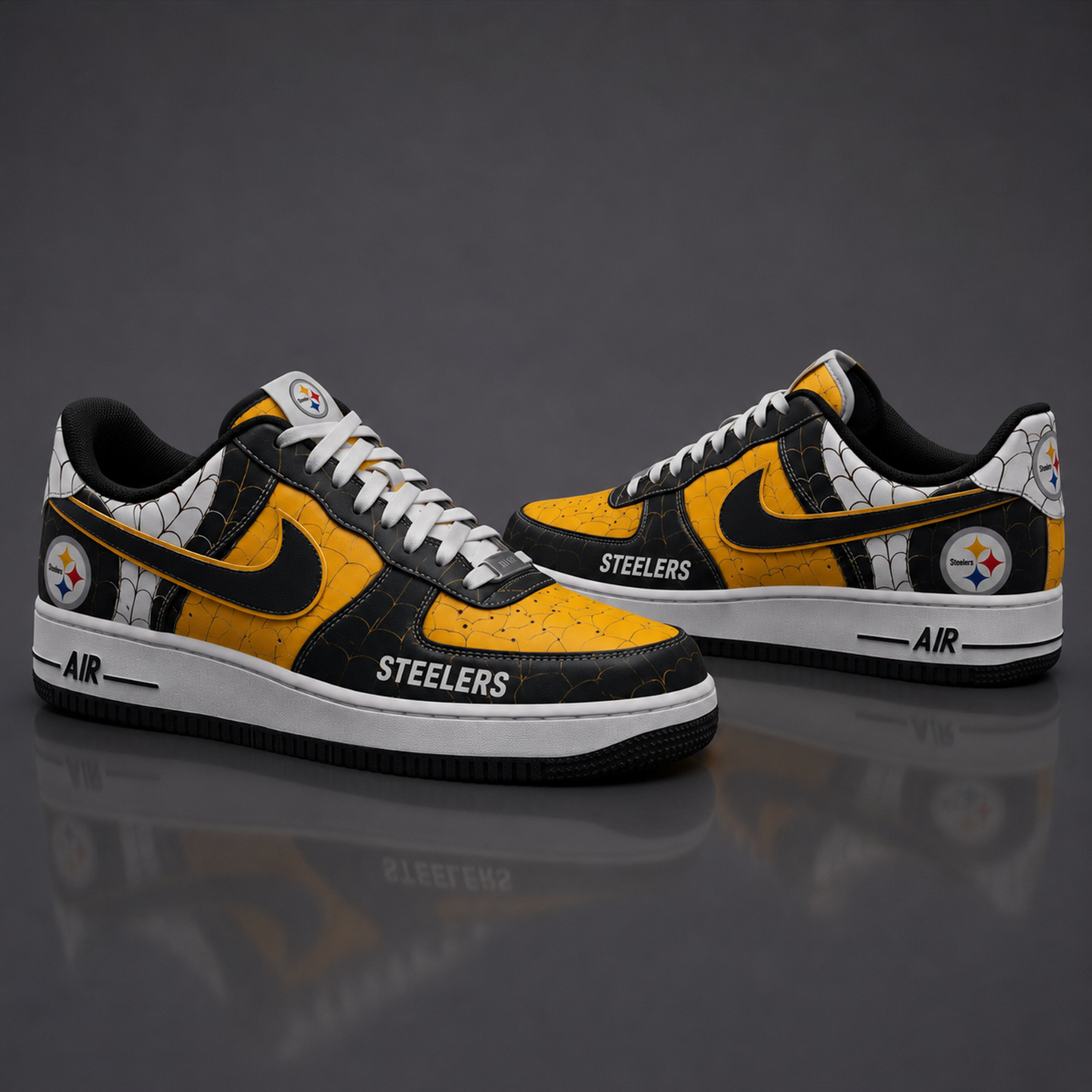 PS NFL x Spider Premium AF1 Sneakers Limited Edition Gift for Football Fans