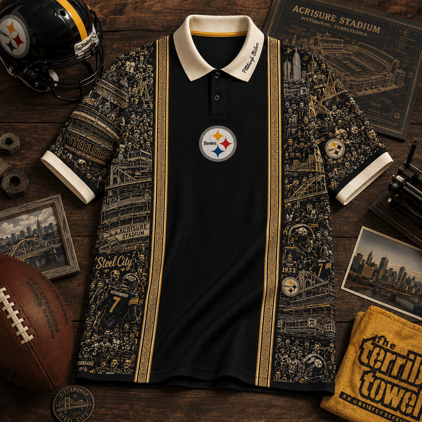 PS_NFL Heritage Polo Shirt Gifts For Fan - Limited Edition