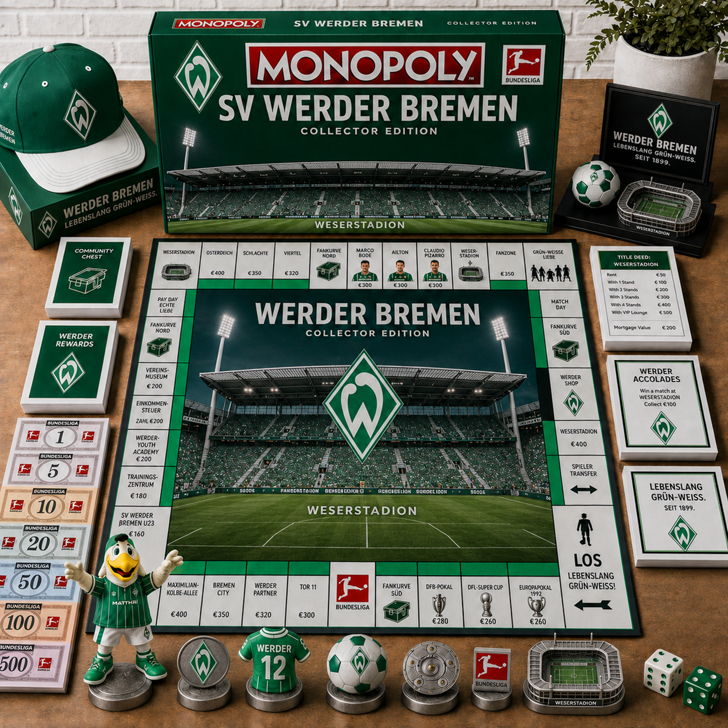Premium Bundesliga SVW Monopoly Collector’s Edition Board Game