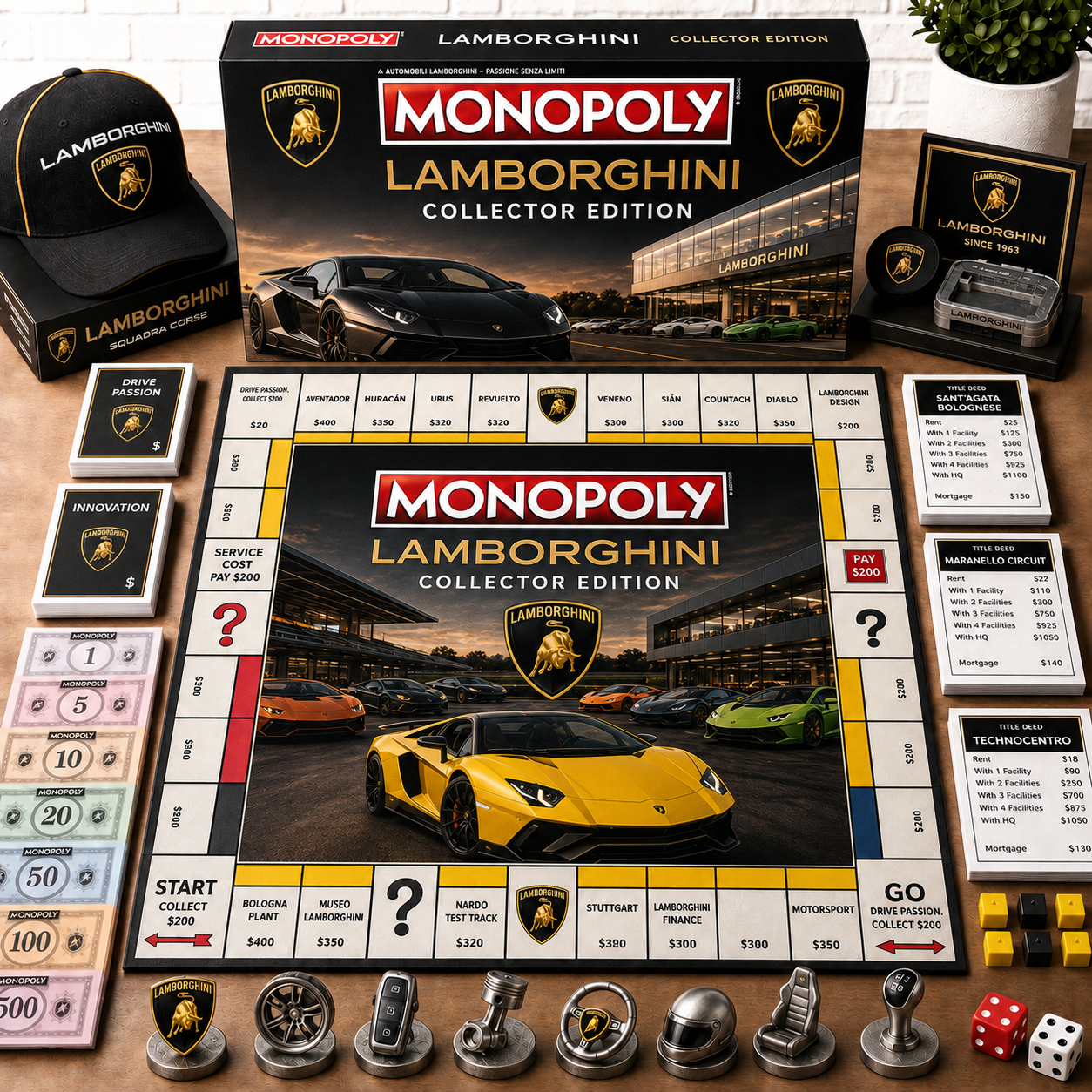 Premium Car LBGN Monopoly Collector’s Edition Board Game NMD CTKT