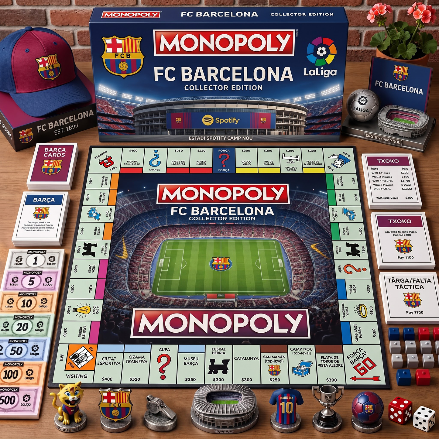 Premium Laliga BAR Monopoly Collector’s Edition Board Game
