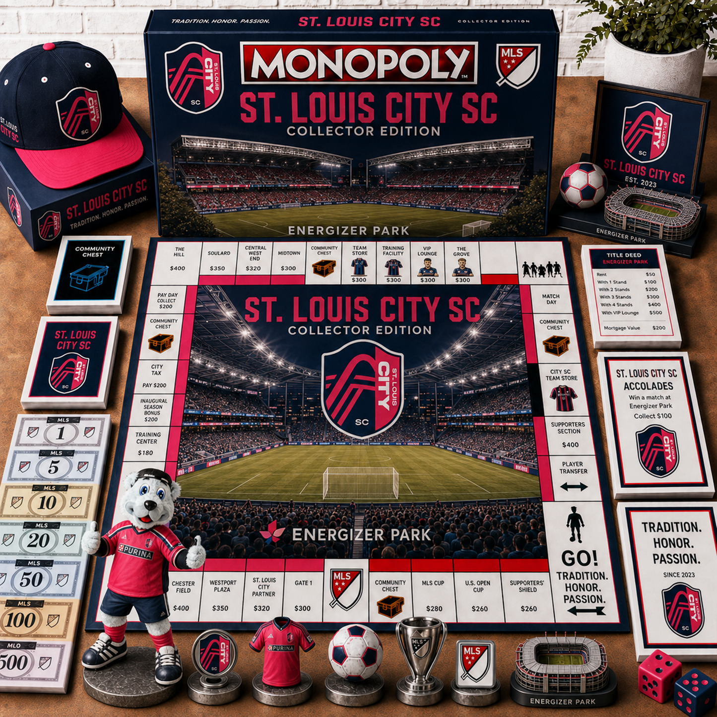 Premium MLS SLCS Monopoly Collector’s Edition Board Game
