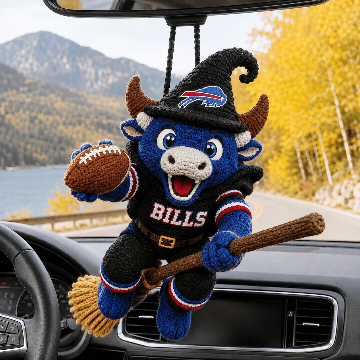 Premium NFL BB Halloween Mascot Car Ornament