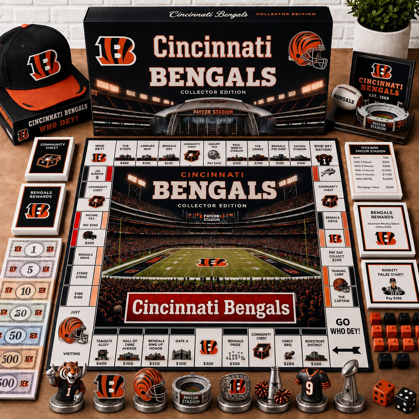 Premium NFL CIN Collector’s Edition Board Game